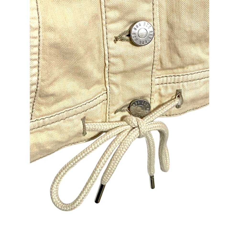 BDG UO Denim Bib Button Front Crop Top Women S Indie Gorpcore Boho Grunge NWT - Picture 3 of 10